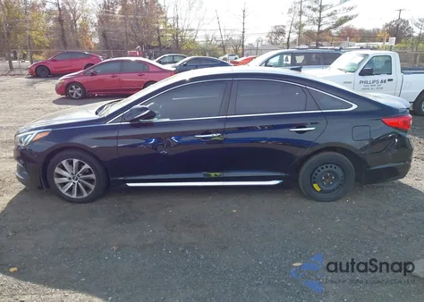 2017 Hyundai Sonata Sport z USA, uszkodzony, nr VIN 5NPE34AF3HH511255